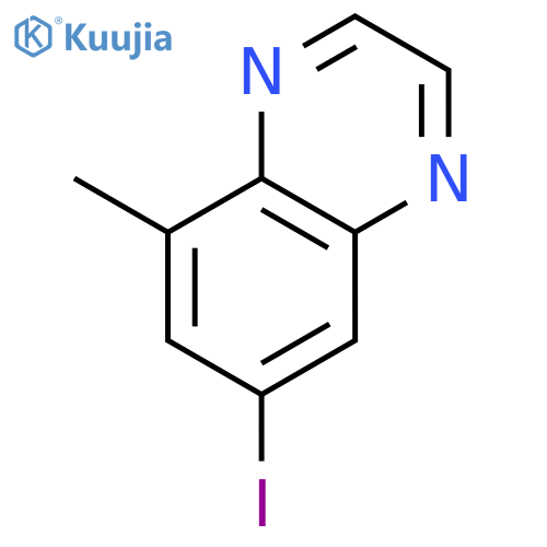 Quinoxaline, 7-iodo-5-methyl- (9CI) structure