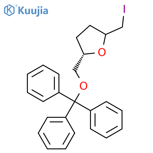 FURAN, TETRAHYDRO-2-(IODOMETHYL)-5-[(TRIPHENYLMETHOXY)METHYL]-, (5S)- structure