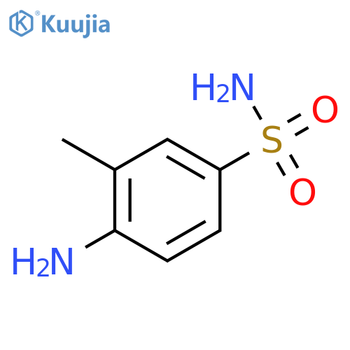 4-Amino-3-methylbenzenesulfonamide structure