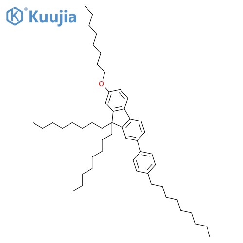 9H-FLUORENE, 2-(4-NONYLPHENYL)-9,9-DIOCTYL-7-(OCTYLOXY)- structure