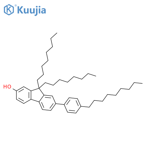 9H-Fluoren-2-ol, 7-(4-nonylphenyl)-9,9-dioctyl- structure