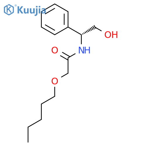 ACETAMIDE, N-[(1R)-2-HYDROXY-1-PHENYLETHYL]-2-(PENTYLOXY)- structure