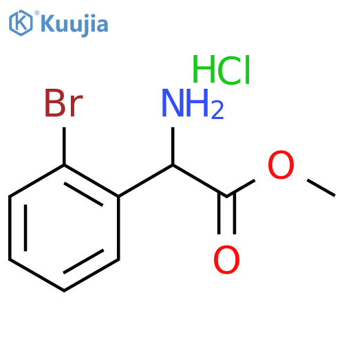 Methyl Amino(2-bromophenyl)acetate Hydrochloride structure