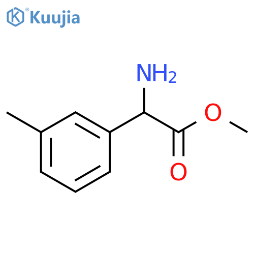 methyl 2-amino-2-(3-methylphenyl)acetate structure