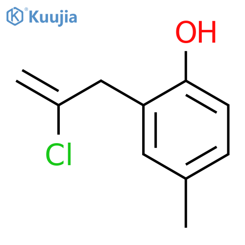 PHENOL, 2-(2-CHLORO-2-PROPENYL)-4-METHYL- structure