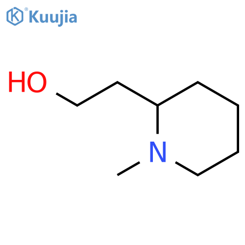 1-Methylpiperidine-2-ethanol structure