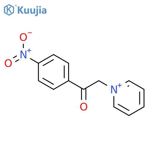 1-2-(4-Nitrophenyl)-2-oxoethylpyridinium iodide structure