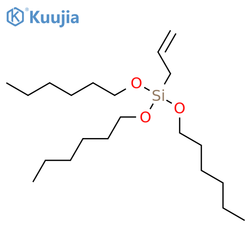 Silane, tris(hexyloxy)-2-propenyl- structure