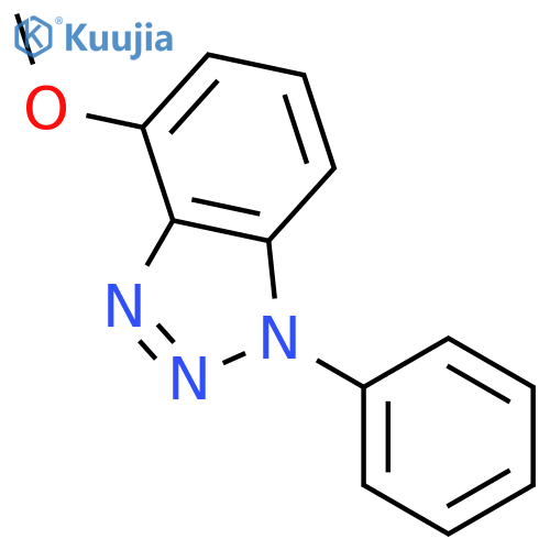 1H-BENZOTRIAZOLE, 4-METHOXY-1-PHENYL- structure