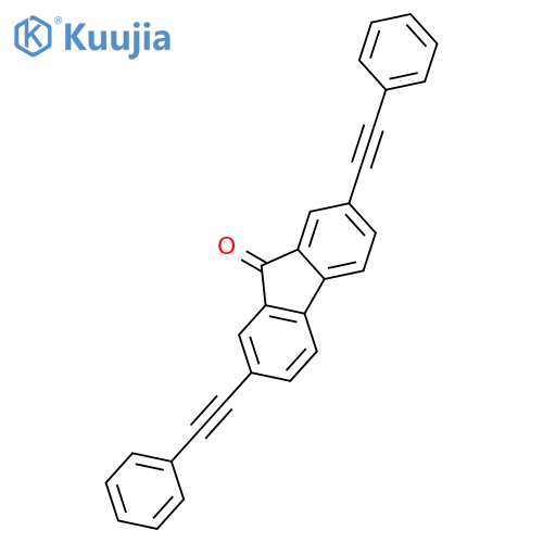 9H-Fluoren-9-one, 2,7-bis(phenylethynyl)- structure