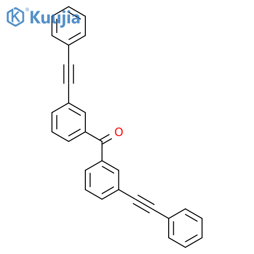 Methanone, bis[3-(phenylethynyl)phenyl]- structure