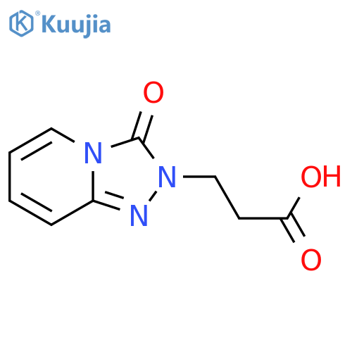3-{3-oxo-2H,3H-1,2,4triazolo4,3-apyridin-2-yl}propanoic Acid structure