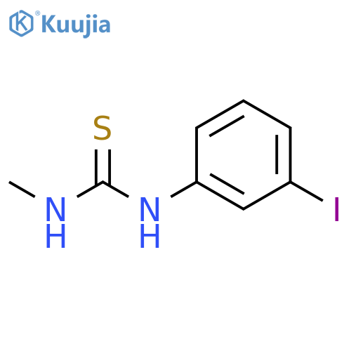 Thiourea, N-(3-iodophenyl)-N'-methyl- structure