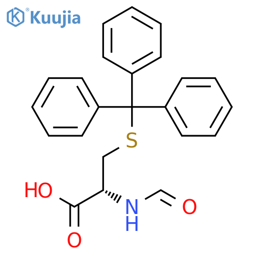 L-Cysteine, N-formyl-S-(triphenylmethyl)- structure