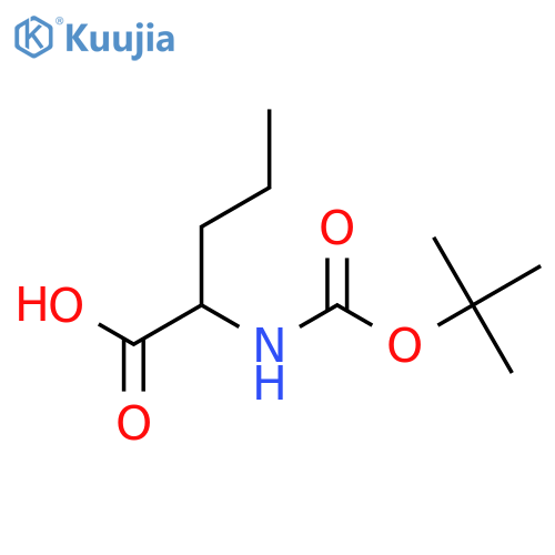 Boc-Nva-OH structure