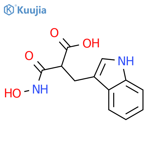 2-carboxy-n-hydroxy-3-(indol-3-yl)propanamide, Disodium Salt structure