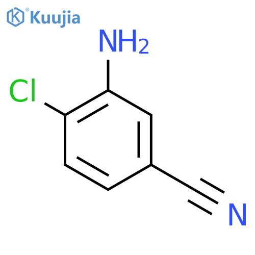 3-Amino-4-chlorobenzonitrile structure