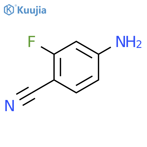 4-Amino-2-fluorobenzonitrile structure