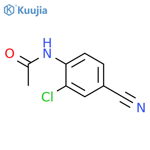N-(4-Cyano-2-chlorophenyl)acetamide structure