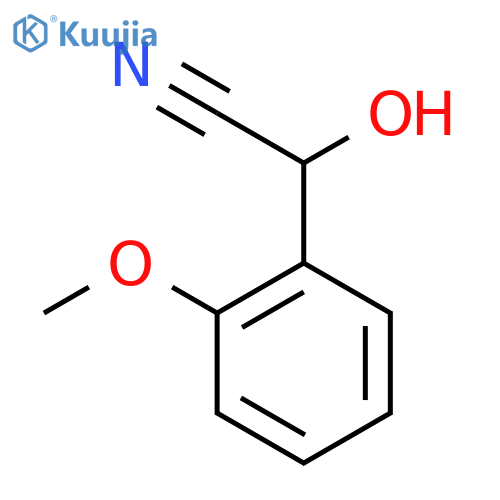 2-Hydroxy-2-(2-methoxyphenyl)acetonitrile structure