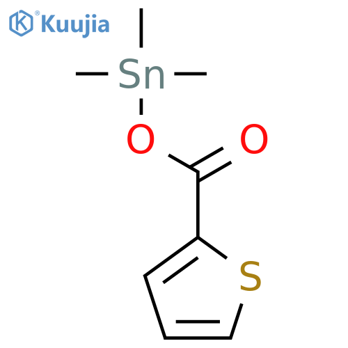 Stannane, trimethyl[(2-thienylcarbonyl)oxy]- structure