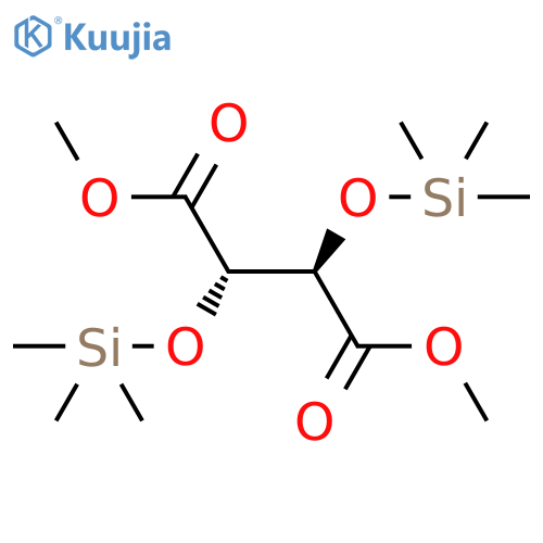 Dimethyl (2S,3R)-2,3-bis(trimethylsilyloxy)butanedioate structure