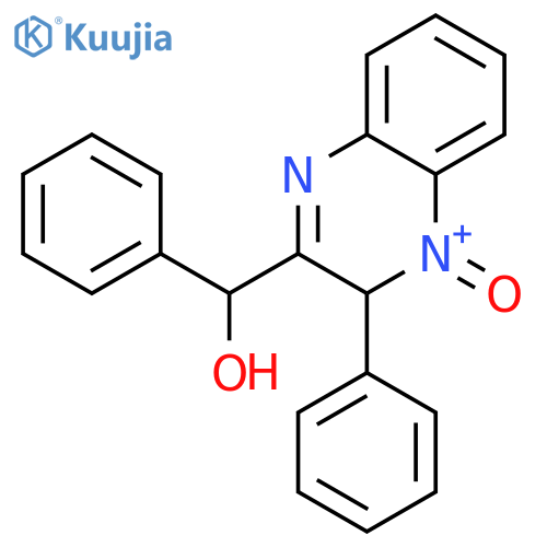 (4-oxido-3-phenylquinoxalin-4-ium-2-yl)-phenylmethanol structure