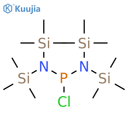 Phosphorodiamidous chloride, tetrakis(trimethylsilyl)- structure