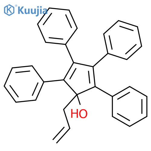 2,4-Cyclopentadien-1-ol,2,3,4,5-tetraphenyl-1-(2-propen-1-yl)- structure