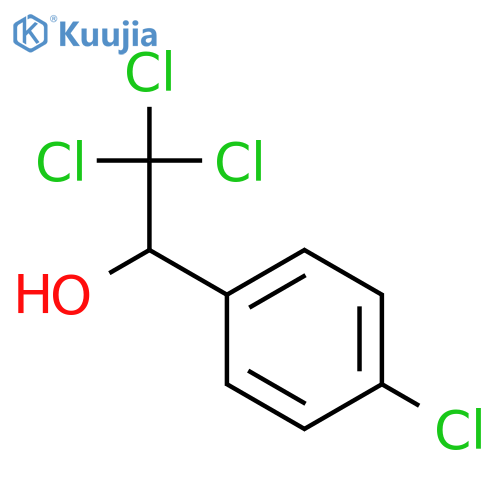 2,2,2-trichloro-1-(4-chlorophenyl)ethanol structure