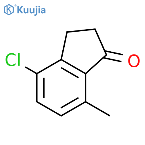 4-Chloro-7-methyl-2,3-dihydro-1H-inden-1-one structure