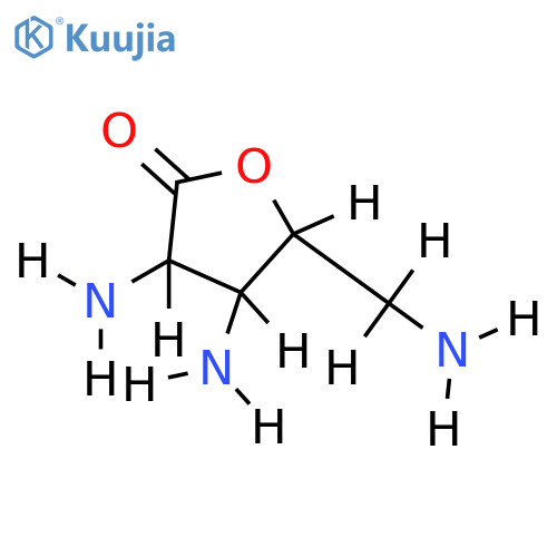 1,4-Lactone-(2S,3S,4R)-2,3,5-Triamino-4-hydroxypentanoic acid structure