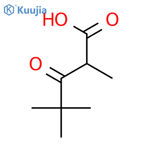 Pentanoic acid, 2,4,4-trimethyl-3-oxo- structure