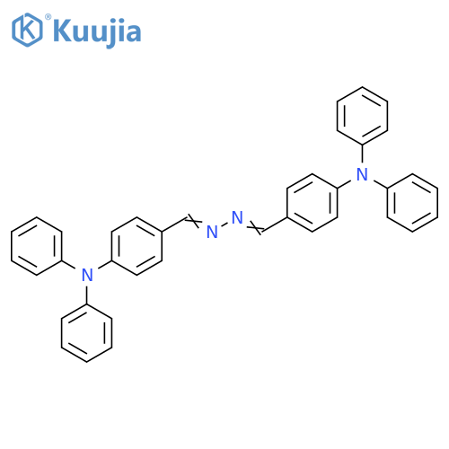 Benzaldehyde, 4-(diphenylamino)-, 2-[[4-(diphenylamino)phenyl]methylene]hydrazone structure