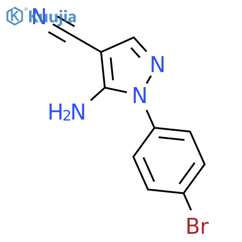 5-Amino-1-(4-bromophenyl)-1h-pyrazole-4-carbonitrile structure