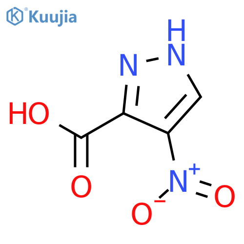 4-nitro-1H-pyrazole-5-carboxylic acid structure