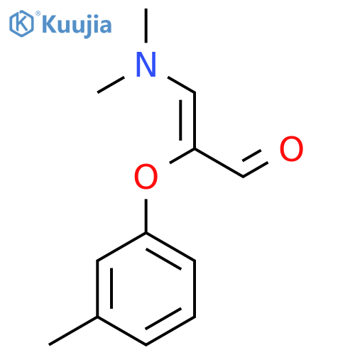 2-Propenal, 3-(dimethylamino)-2-(3-methylphenoxy)- structure