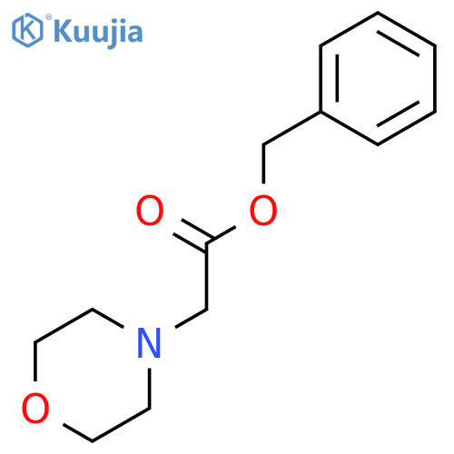 Morpholin-4-yl-acetic acid benzyl ester structure