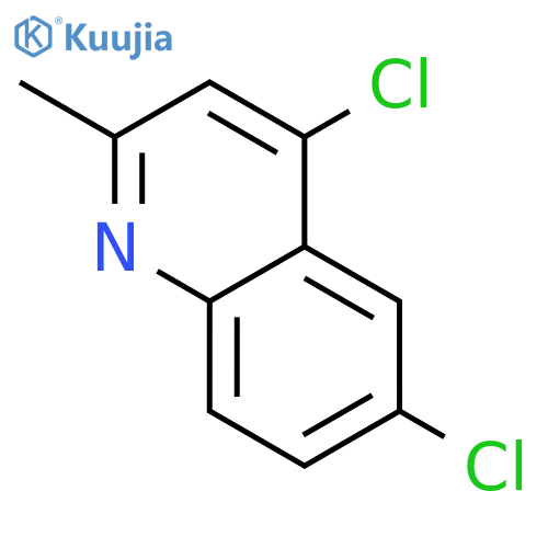 4,6-Dichloro-2-methylquinoline structure