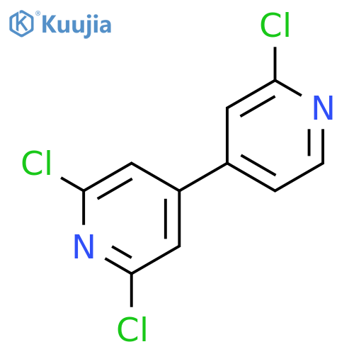 4,4'-Bipyridine, 2,2',6-trichloro- structure