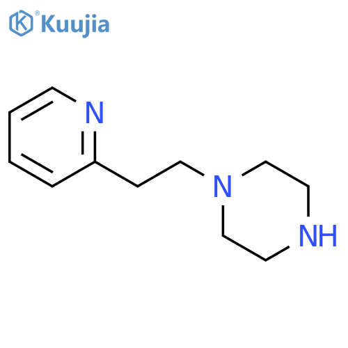 1-2-(Pyridin-2-yl)ethylpiperazine structure