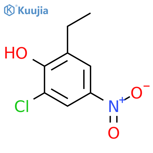 Phenol, 2-chloro-6-ethyl-4-nitro- structure