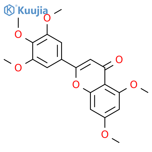 3',4',5',5,7-Pentamethoxyflavone structure