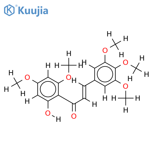 1-(2-Hydroxy-4,6-dimethoxyphenyl)-3-(3,4,5-trimethoxyphenyl)-2-propen-1-one structure