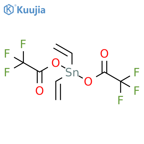 Stannane, diethenylbis[(trifluoroacetyl)oxy]- structure