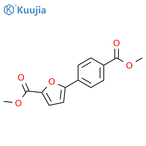 5-(4-Methoxycarbonyl-phenyl)-furan-2-carboxylic acid methyl ester structure