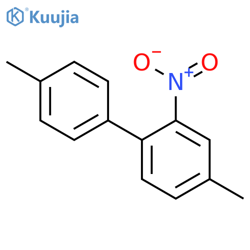 4-methyl-1-(4-methylphenyl)-2-nitrobenzene structure