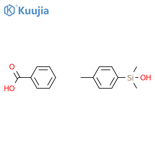 SILANOL, DIMETHYL(4-METHYLPHENYL)-, BENZOATE structure