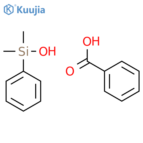 SILANOL, DIMETHYLPHENYL-, BENZOATE structure