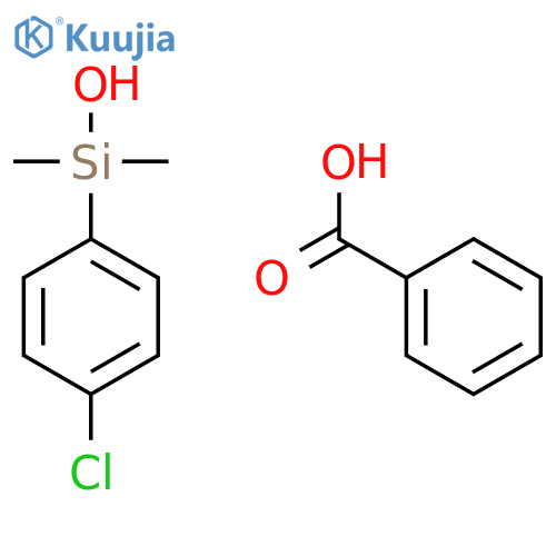 Silanol, (4-chlorophenyl)dimethyl-, benzoate structure